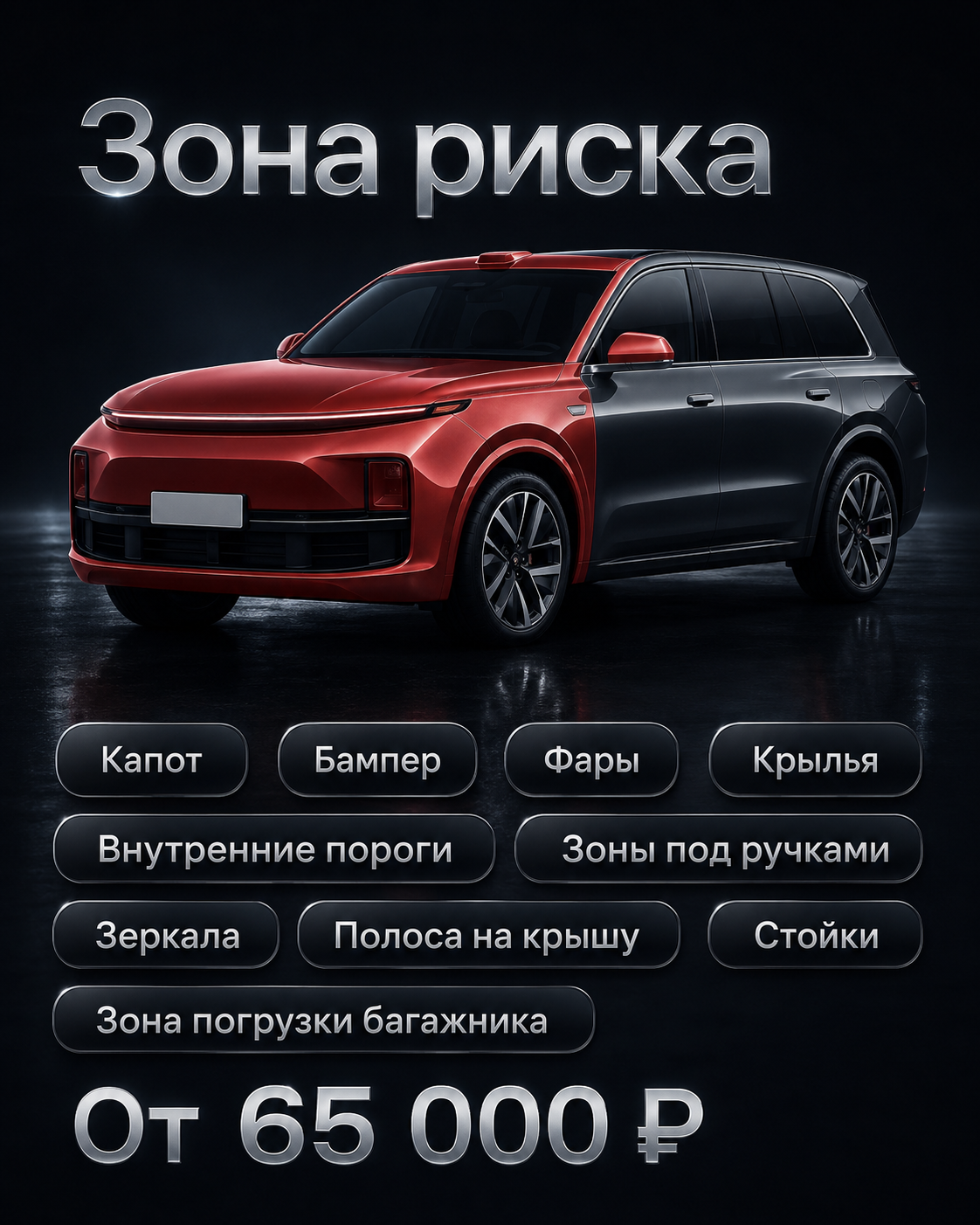 Оклейка зон риска